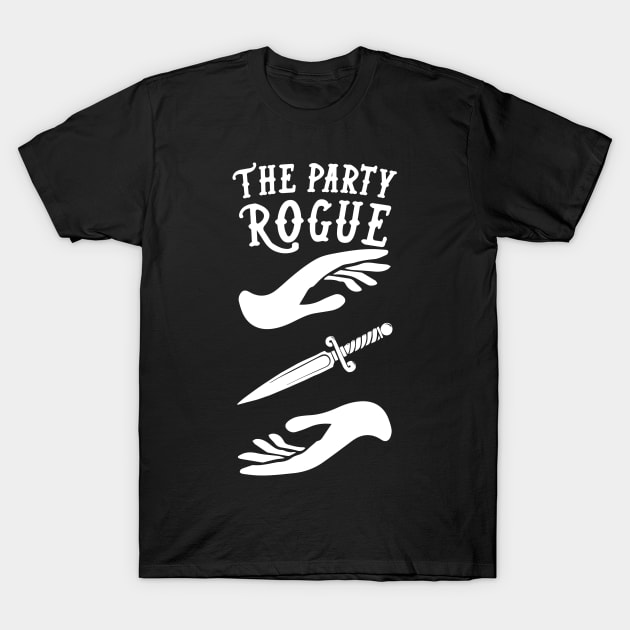 Rogue Dungeons and Dragons Team Party T-Shirt by HeyListen